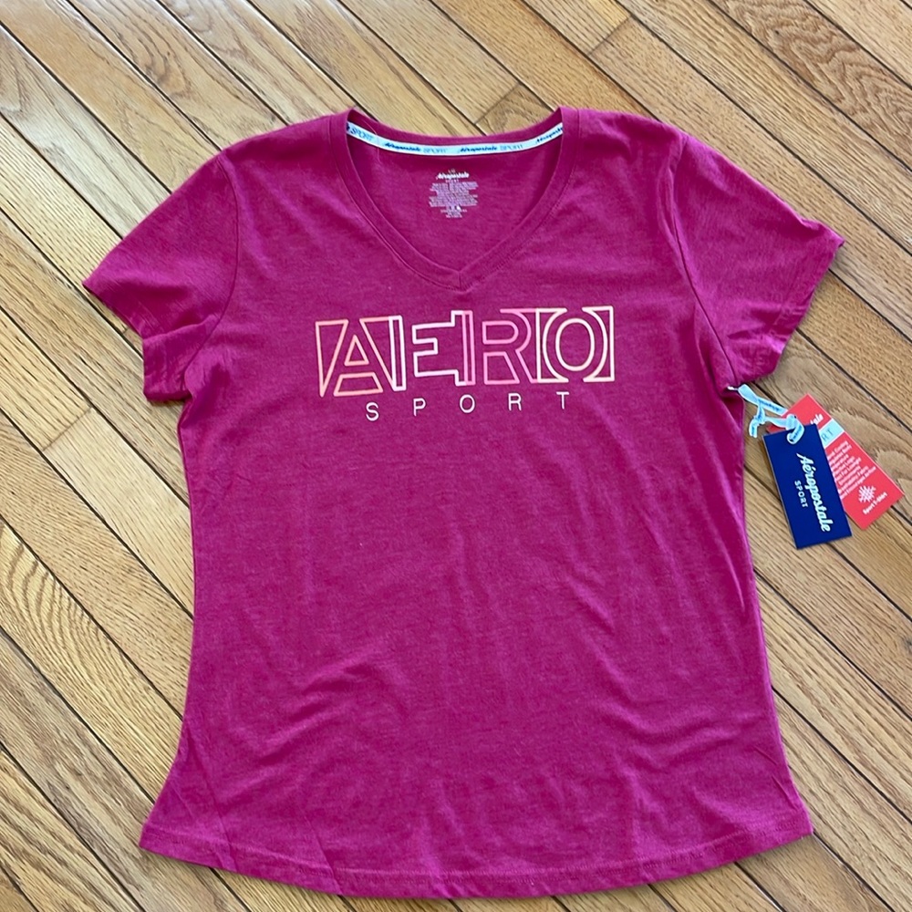 NWT Aeropostale Sport Pink Tee Size Large
